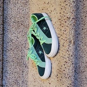 Converse One Star suede toddler sneaker tennis shoes